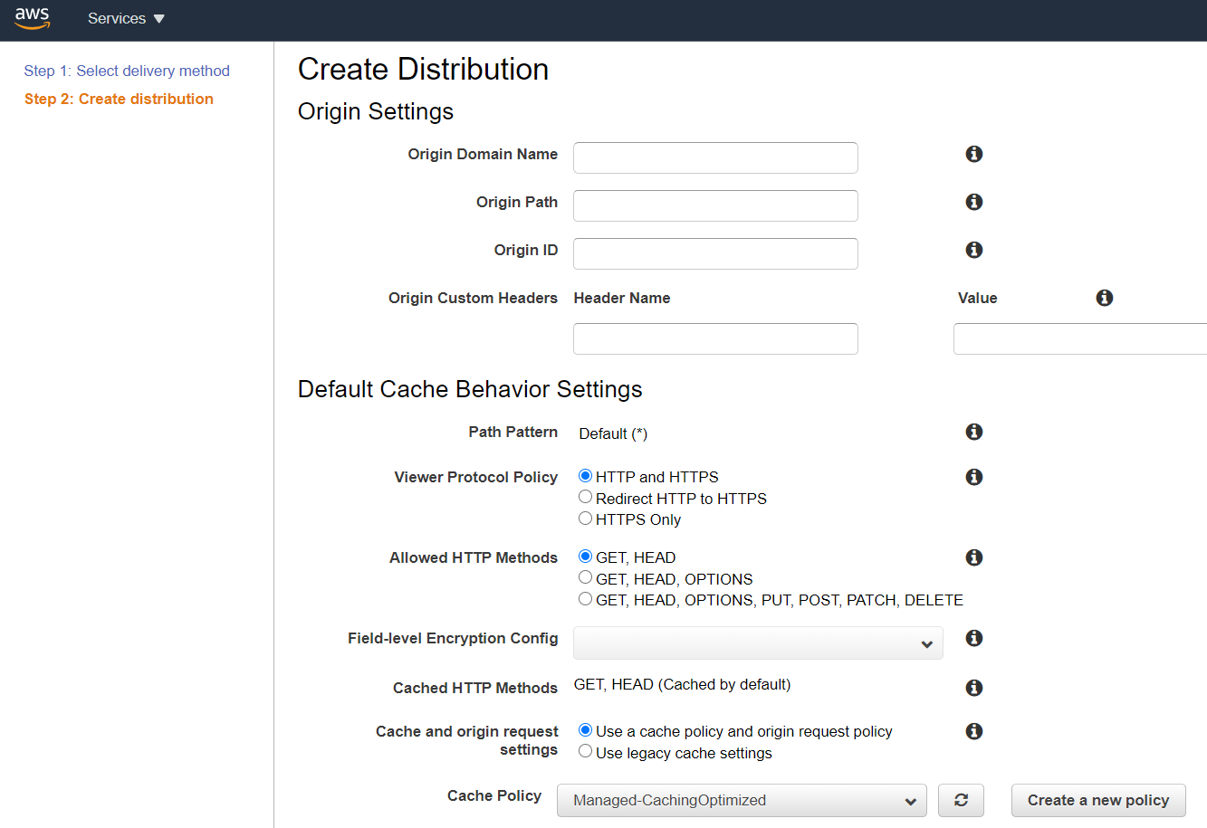 Create Distribution