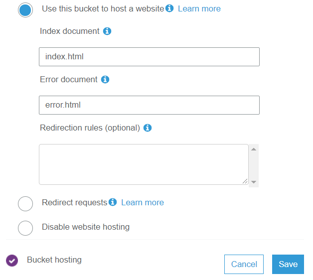 Static Website Hosting 2